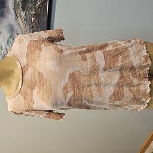 Lularoe Camo Kelly Top! NWT!